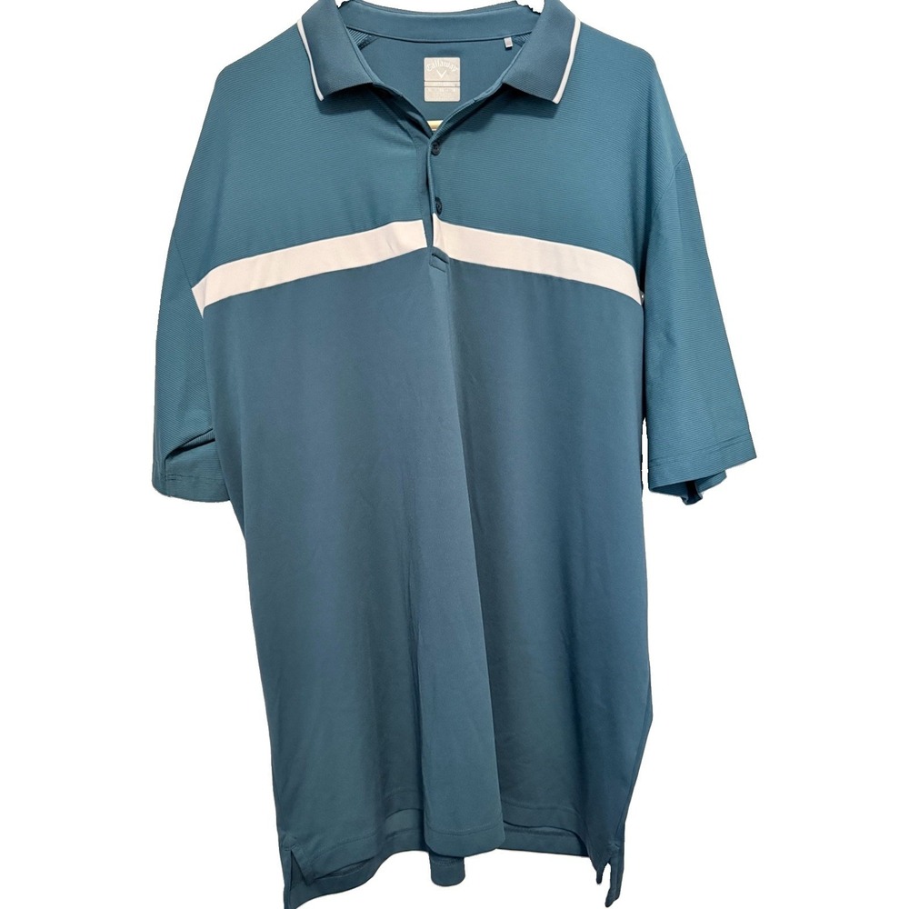 Callaway Swing Tech Polo Mens XL  Opti-Dri Golf Short Sleeve Shirt